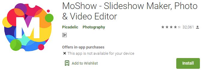 Slideshow Photo maker, Photo and Video Editor